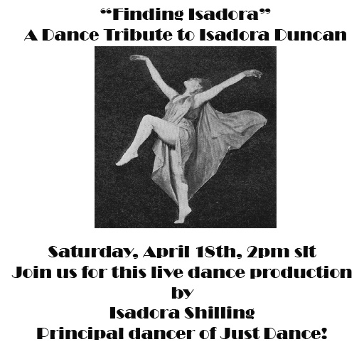 Click to see Performance of "Finding Isadora"